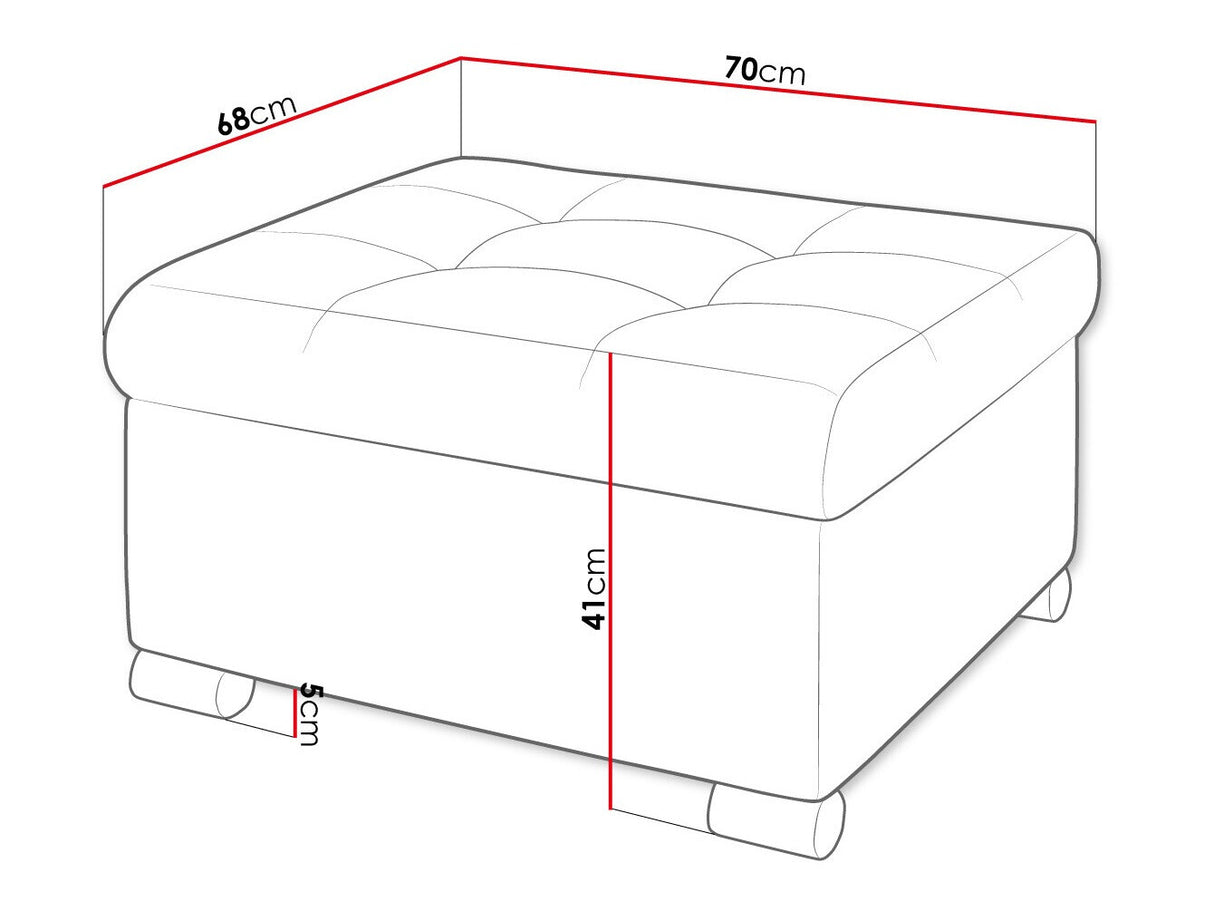 Puff Niko M (Tony), Szín: Velo 625