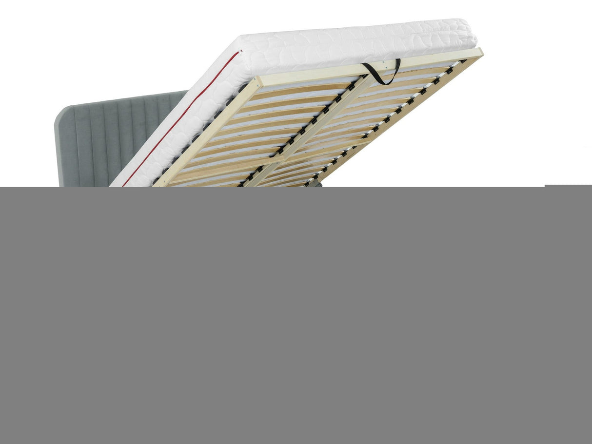 Ágy Łóżko tapicerowane CANIKO, Szín: Velluto 08, Alvó felület mérete: 140 x 200 cm