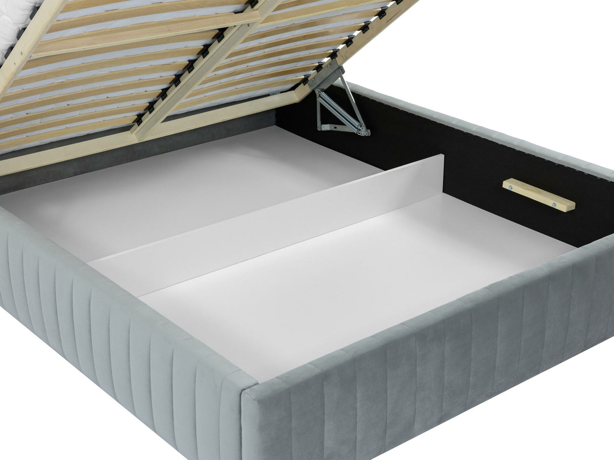 Ágy Łóżko tapicerowane CANIKO, Szín: Velluto 08, Alvó felület mérete: 180 x 200 cm