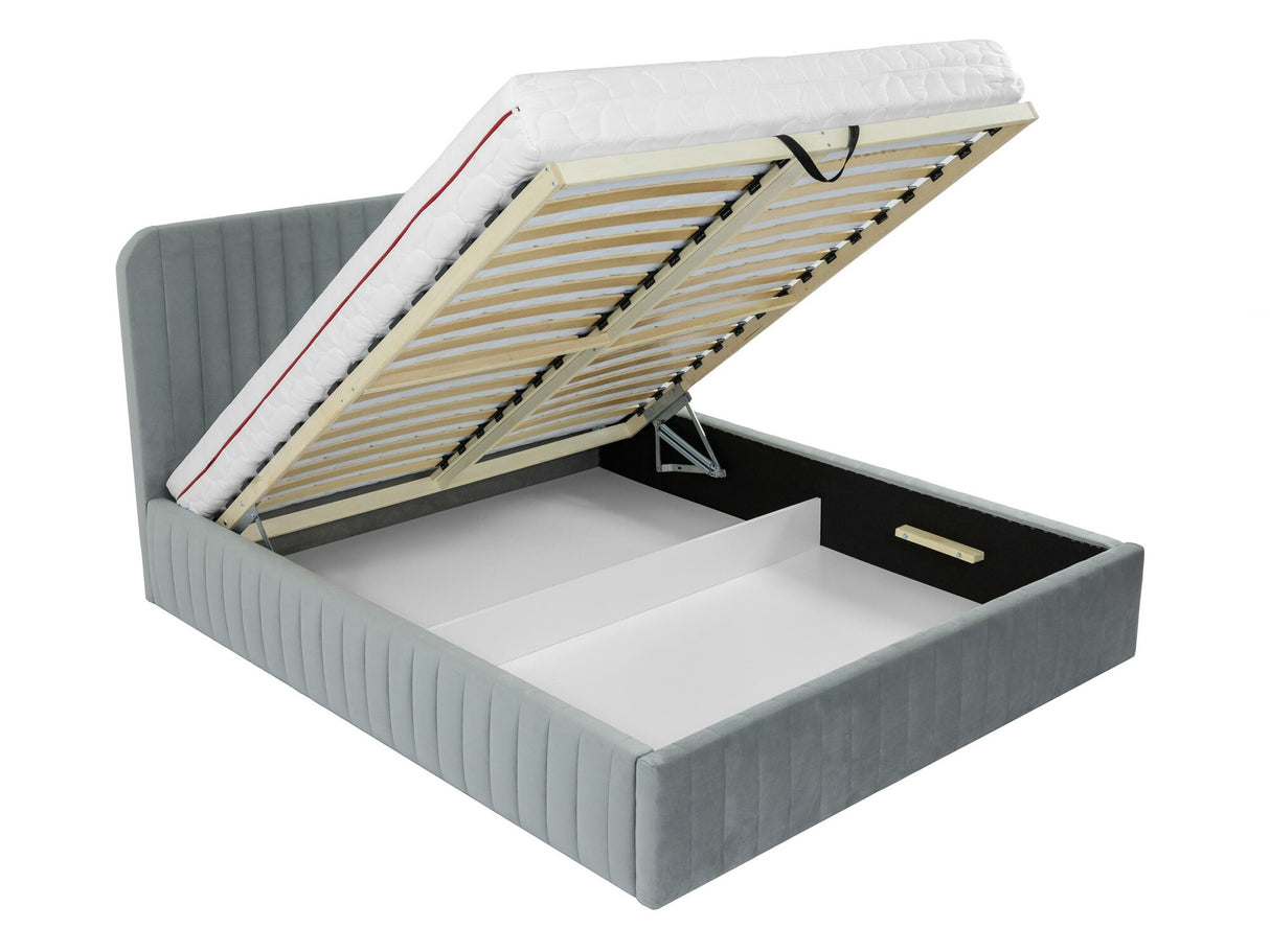 Ágy Łóżko tapicerowane CANIKO, Szín: Velluto 15, Alvó felület mérete: 160 x 200 cm