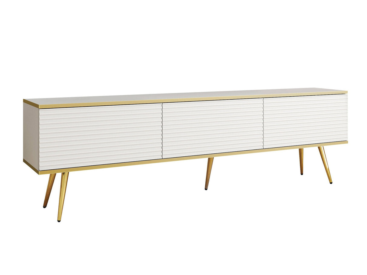 TV-állvány Szafka RTV ORO Közepes sűrűségű farostlemez 175, Szín: Fehér