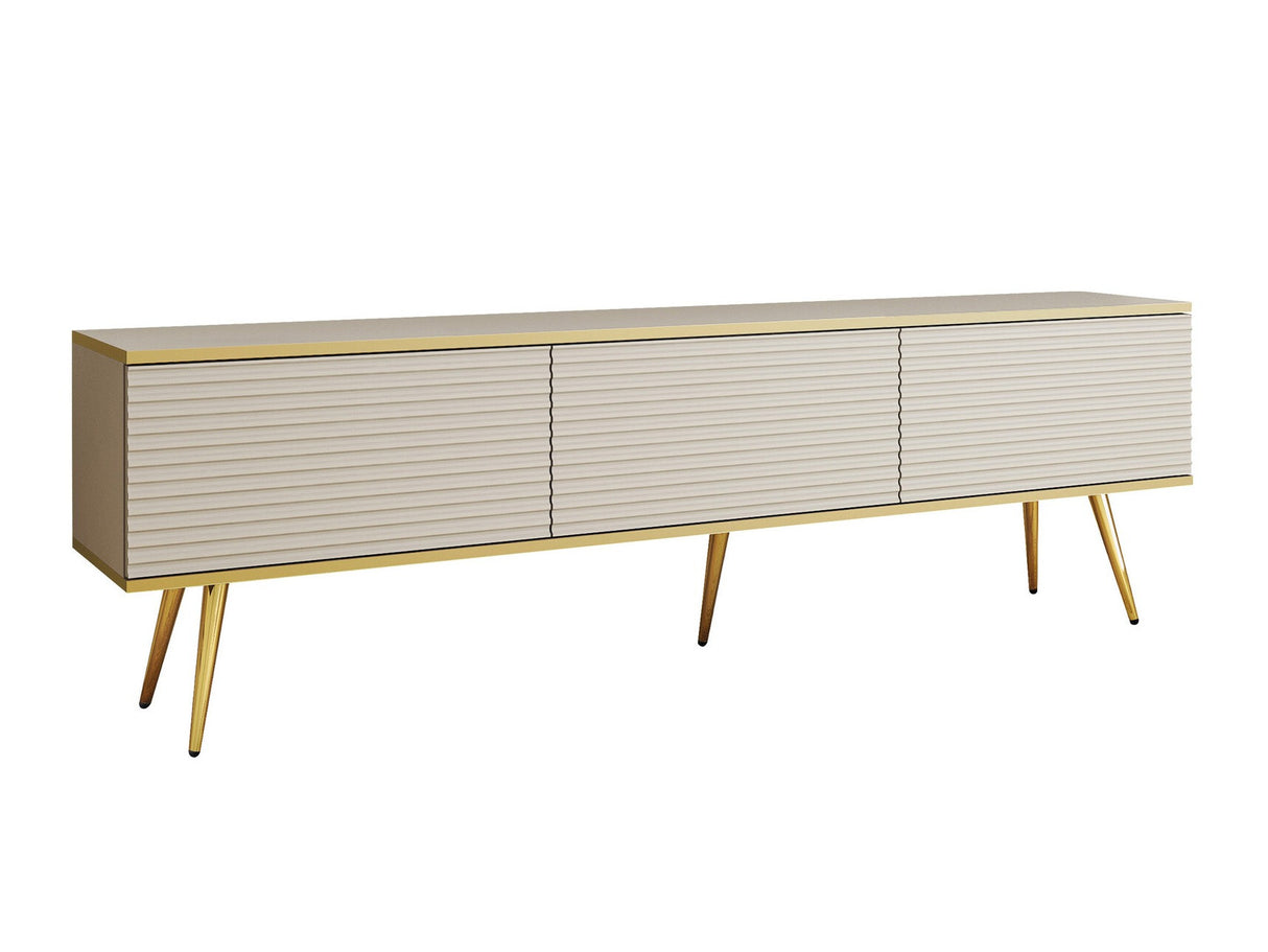 TV-állvány Szafka RTV ORO Közepes sűrűségű farostlemez 175, Szín: Krém