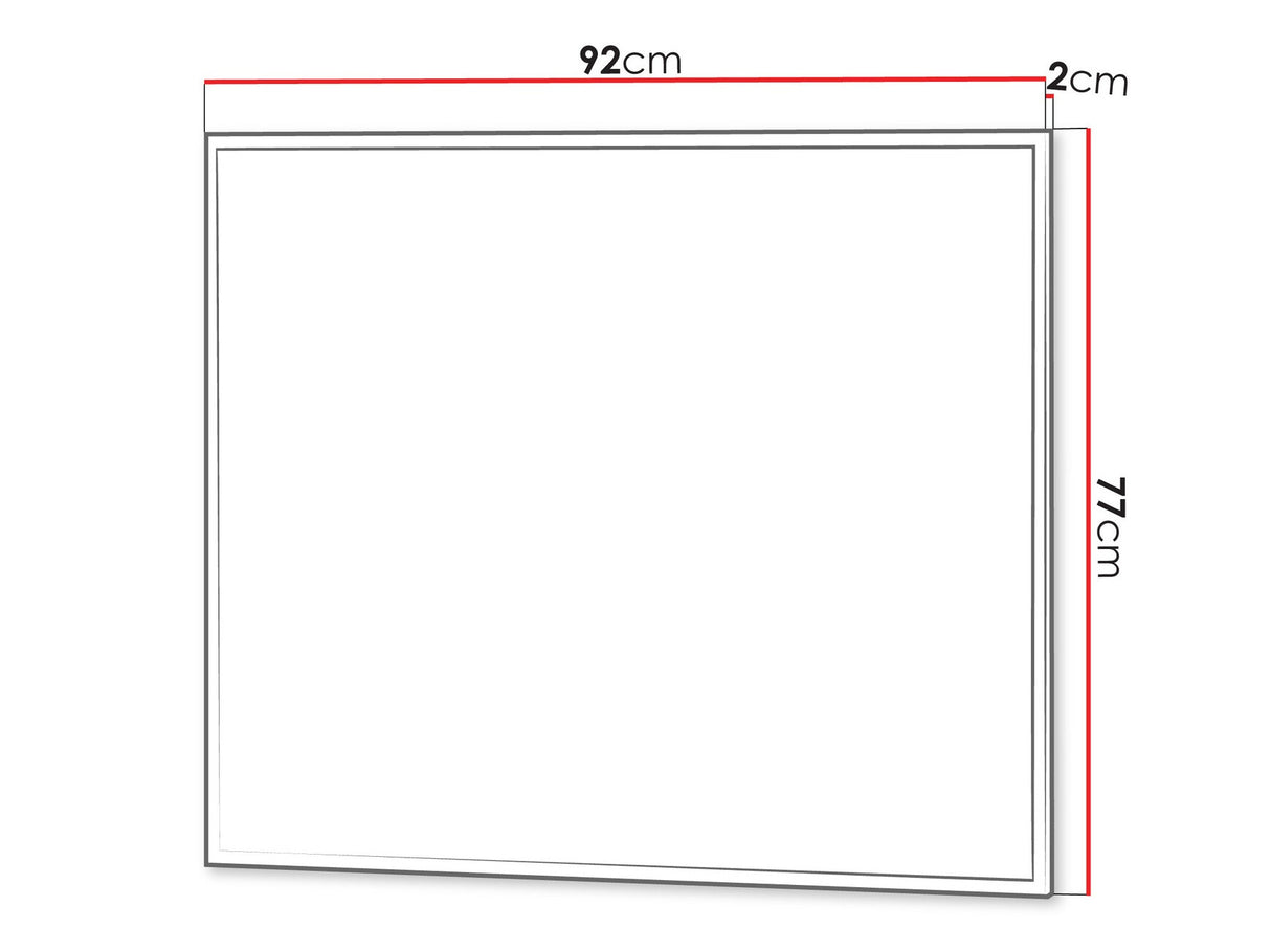 Tükör Lustro SIMPLY SM-04, Szín: Szürke