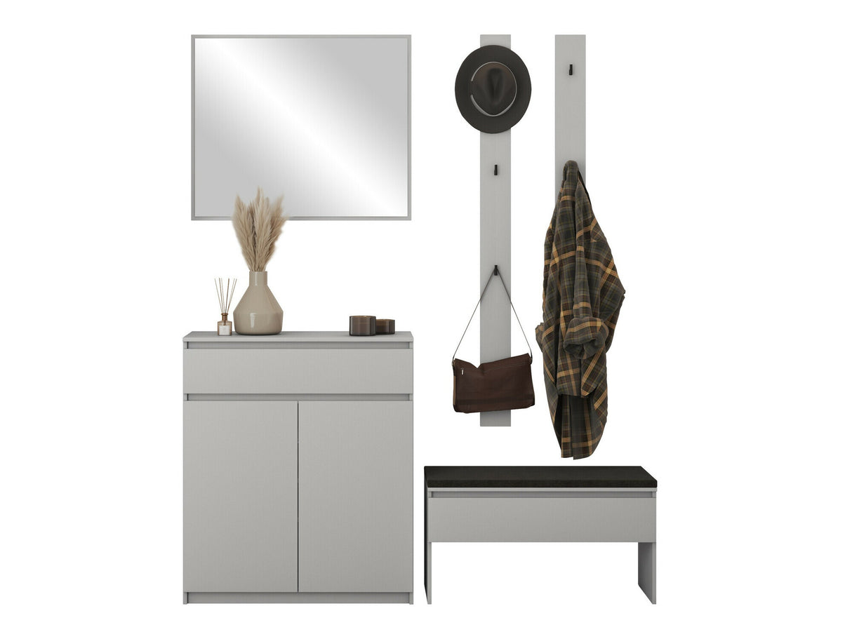 Előszoba garnitúra Garderoba SIMPLY I, Szín: Szürke