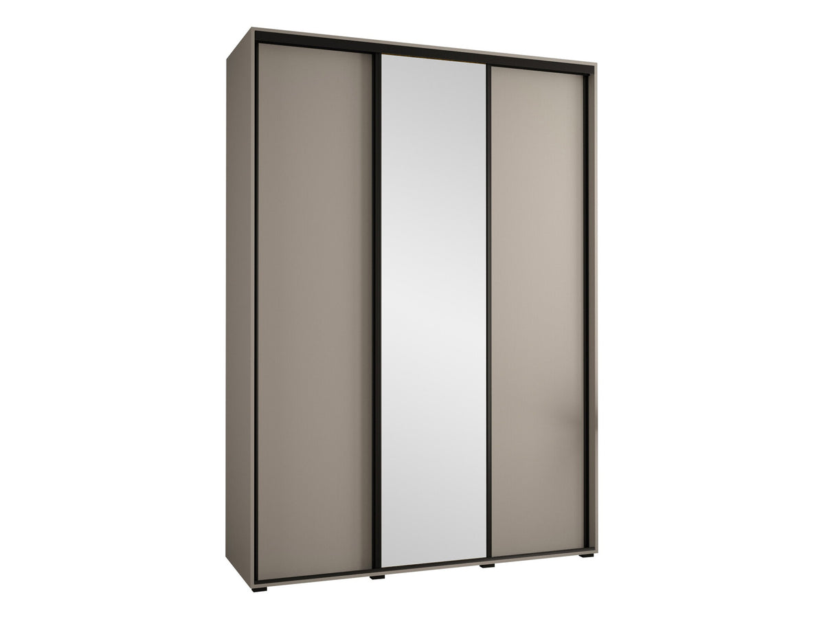 Gardróbszekrény Szafa DAKOTA 3 180 (gł.60) Kaszmir/Kaszmir + Czarny