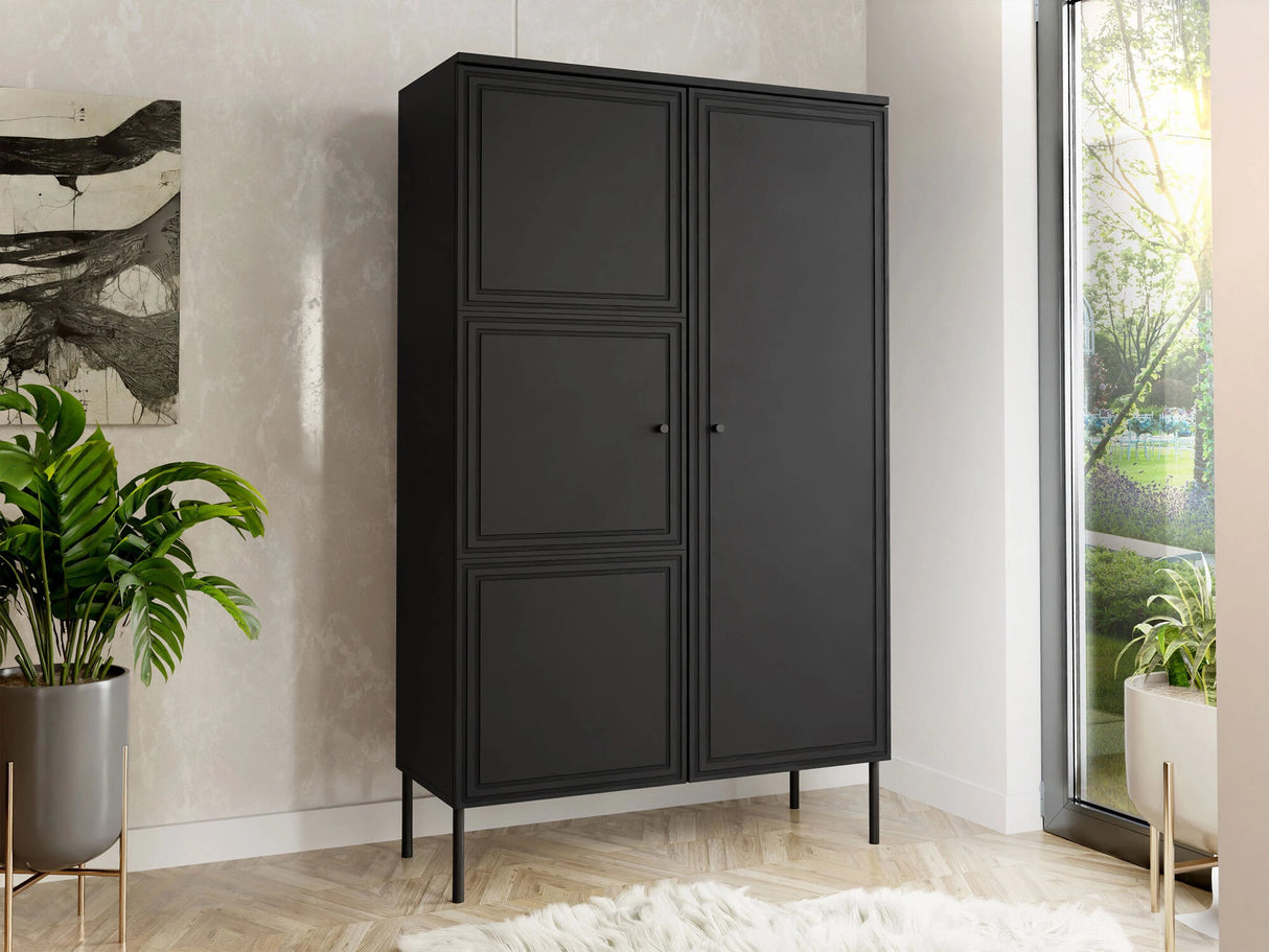 Könyvespolc Witryna PALAZZO BIS, Szín: Fekete