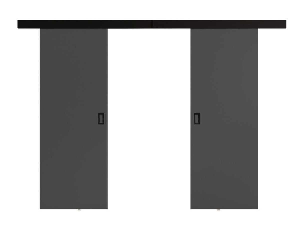 Tolóajtók Drzwi WERDI DUO 132 + 2x samodomykacz, Szín: Grafit