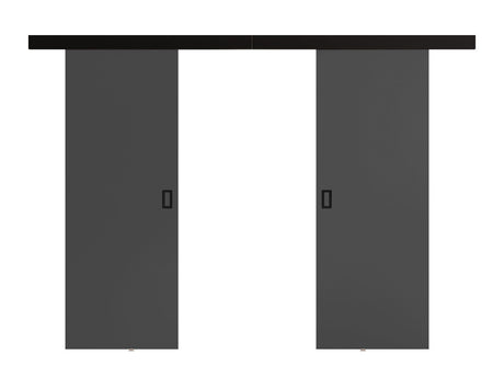 Tolóajtók Drzwi WERDI DUO 152 + 2x samodomykacz, Szín: Grafit