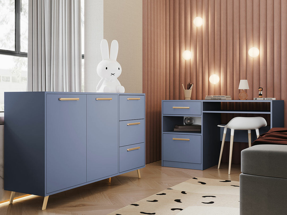 Bútorkészlet Meble BALI II Butelkowa, Szín: Kék