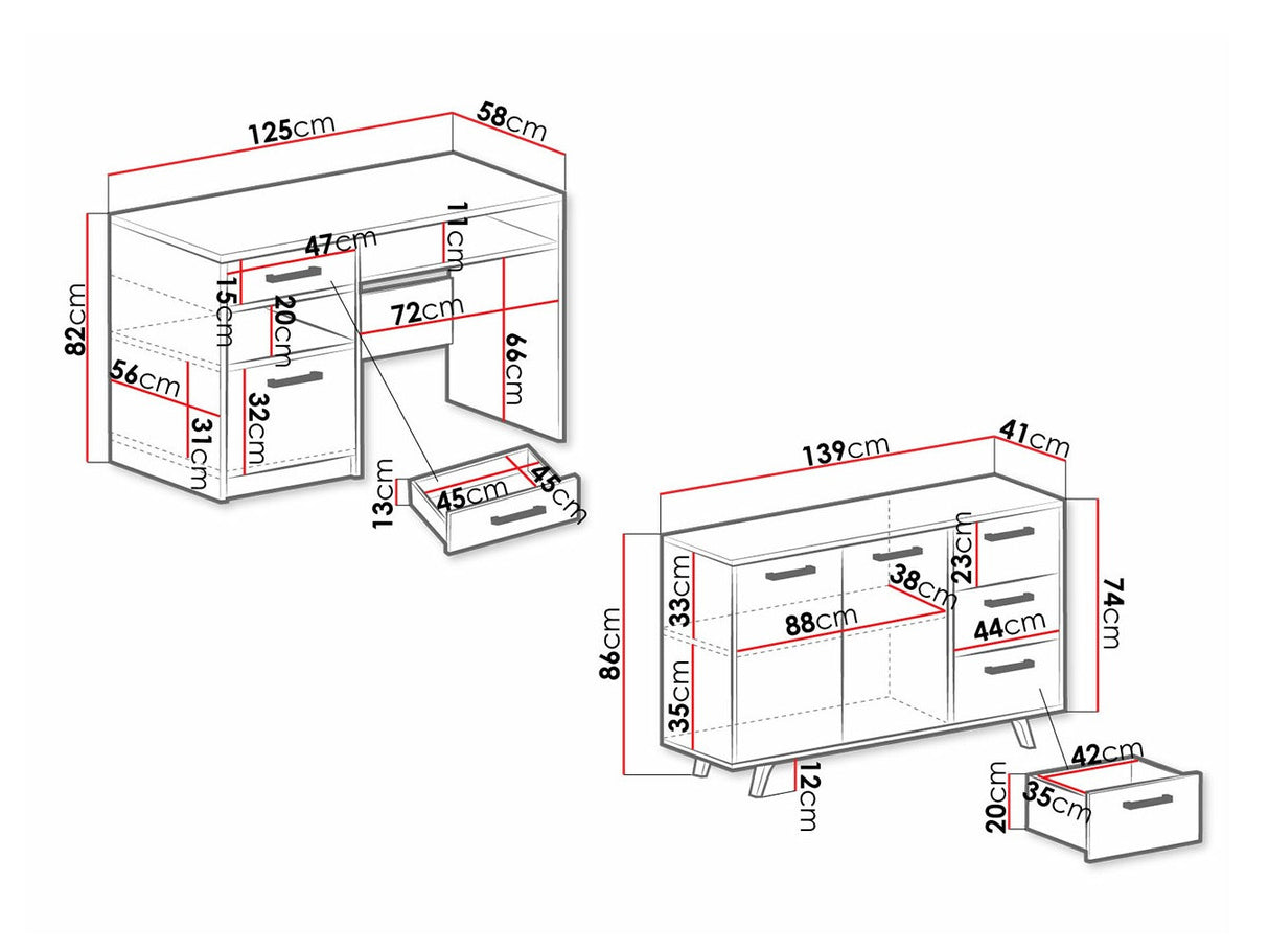 Bútorkészlet Meble BALI II Butelkowa, Szín: Lila