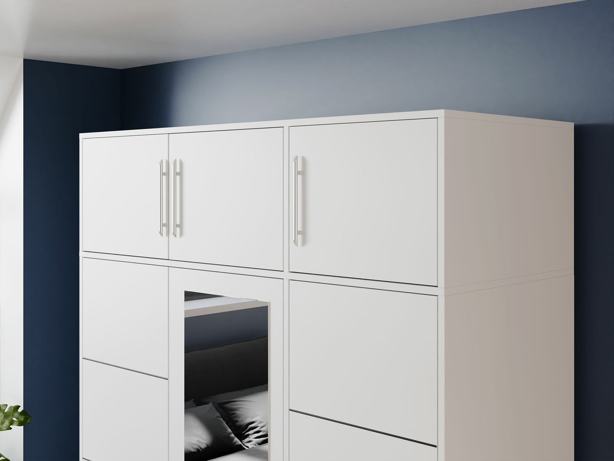 Szekrény Nadstawka BALI D3, Szín: Fehér