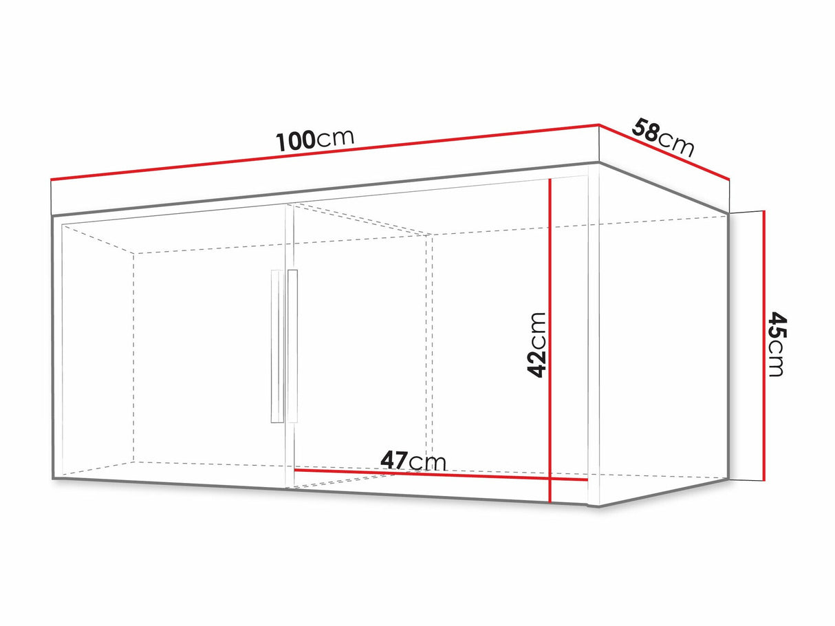 Gardróbszekrény Szafa BALI LUX D2 + nadstawka, Szín: Fehér + Wotan tölgy