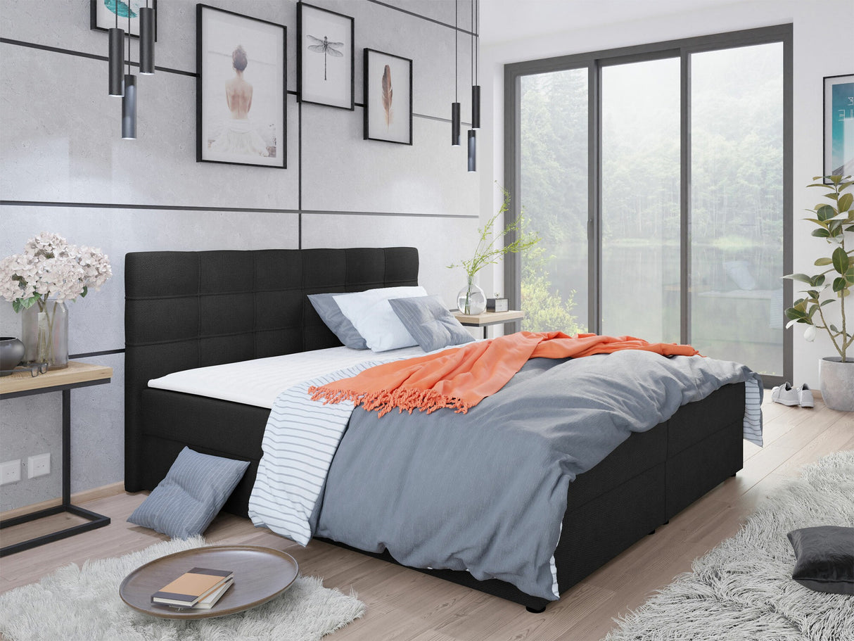 Kontinentális ágy FADO 2 (Derisio 2), Alvó felület mérete: 180 x 200 cm, Szín: Rico 13