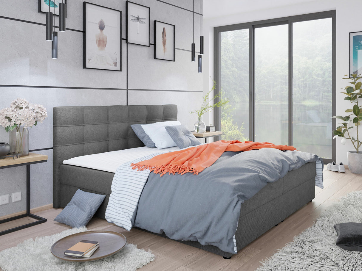 Kontinentális ágy FADO 2 (Derisio 2), Alvó felület mérete: 140 x 200 cm, Szín: Rico 23