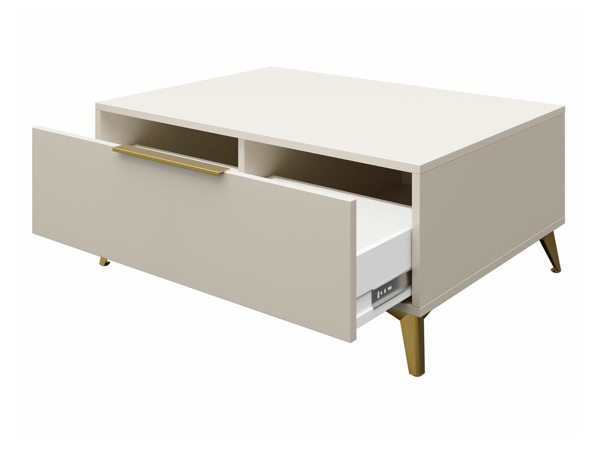 Nappali szett Meble XYLIX I Beż Piaskowy, Komód: Igen