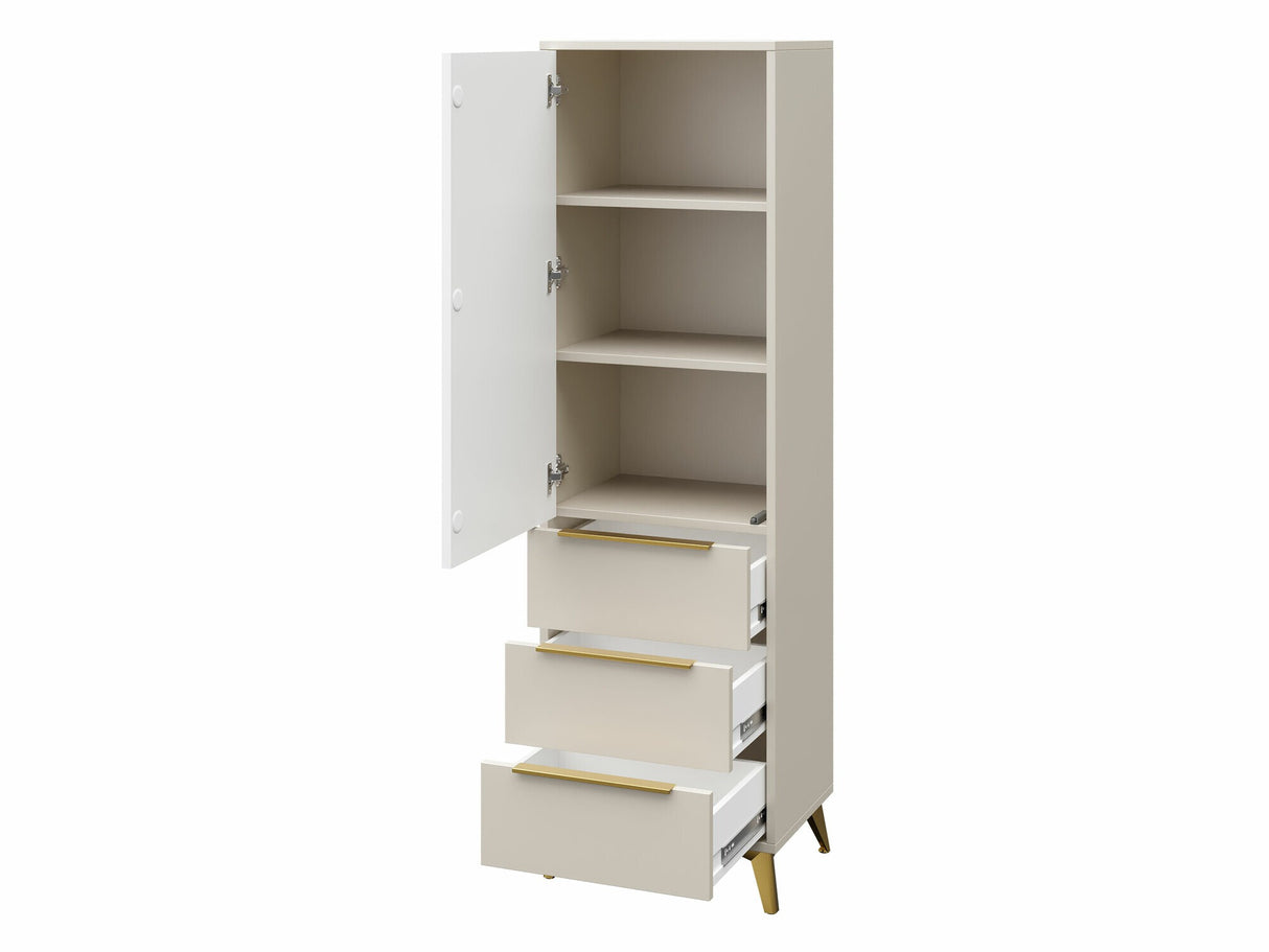 Nappali szett Meble XYLIX I Beż Piaskowy, Komód: Nem