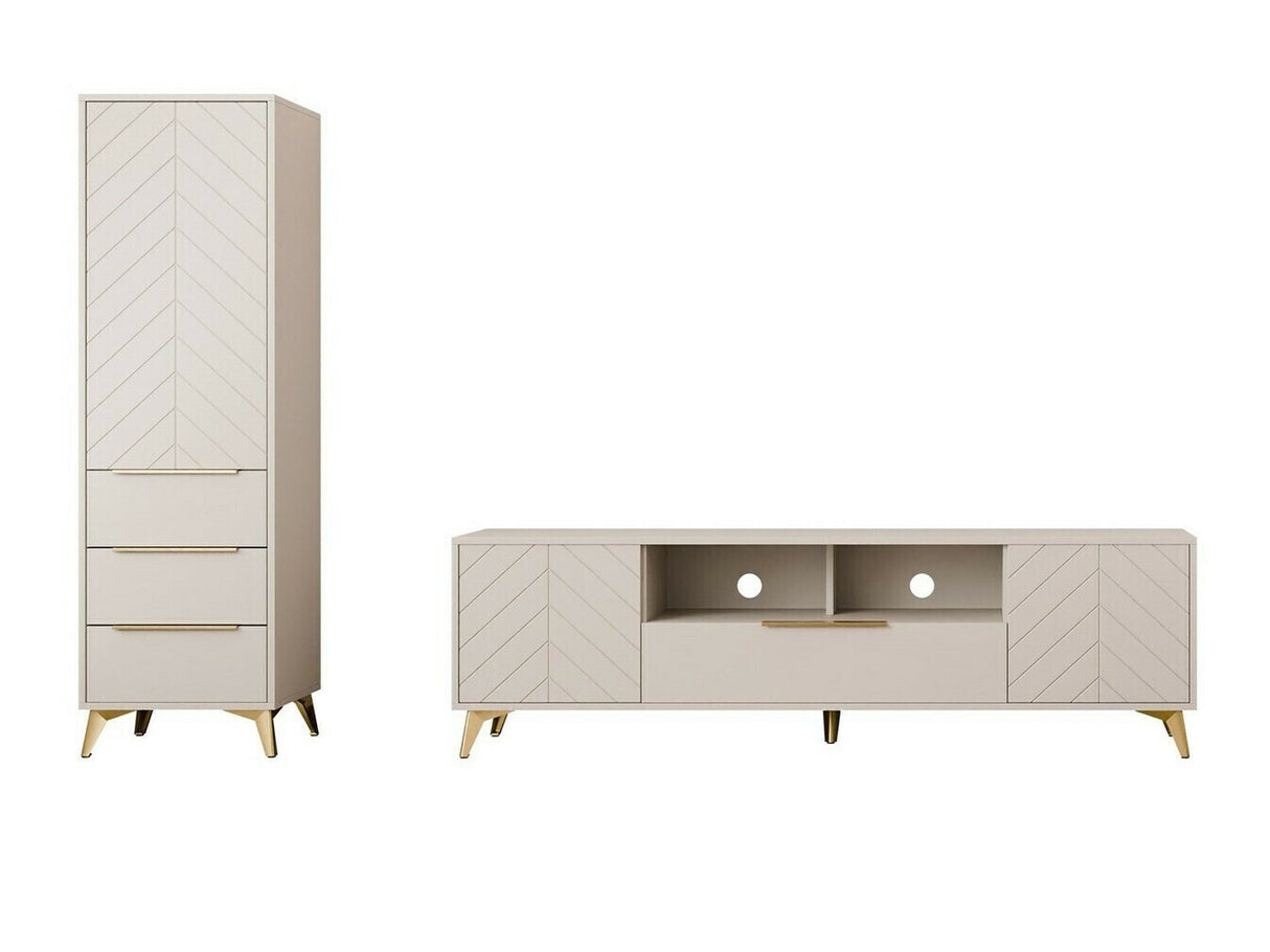 Nappali szett Meble XYLIX, Komód: Nem