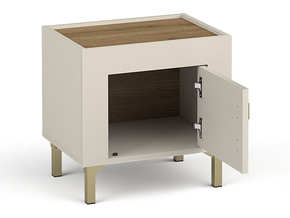 Éjjeliszekrény MOSSA MO11, Szín: Kasmír