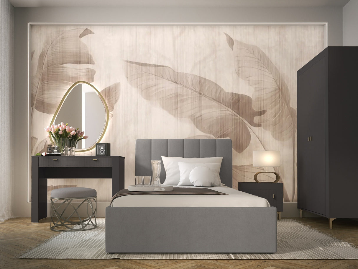 Éjjeliszekrény MOSSA MO11, Szín: Matt fekete