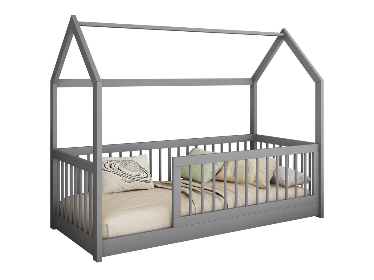 Ágy Łóżko GRETA, Szín: Szürke, Alvó felület mérete: 80 x 180 cm