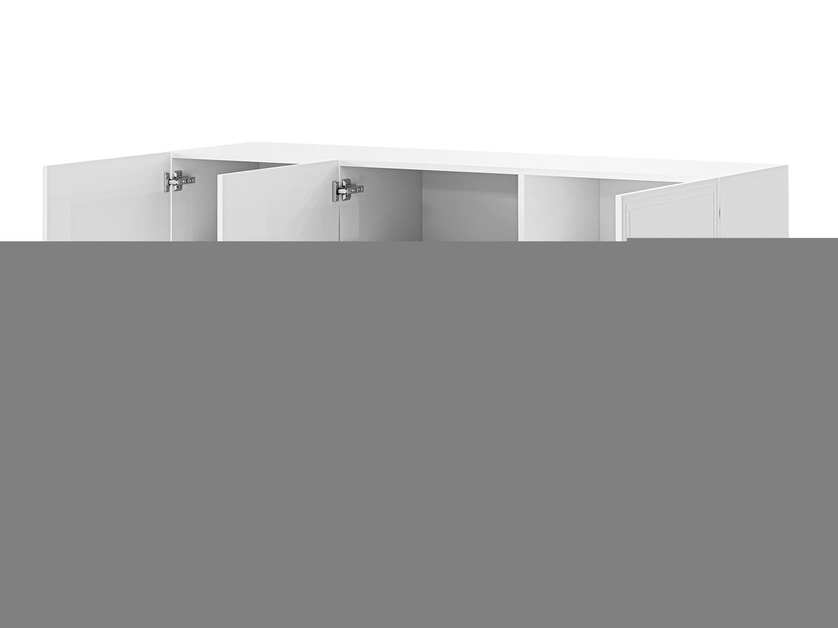 Nappali szett Meble PALAZZO BIS II, Szín: Fehér, Dohányzóasztal: Nem