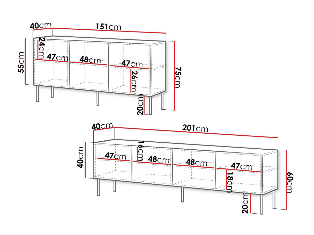 Nappali szett Meble PALAZZO BIS II, Szín: Fekete, Dohányzóasztal: Nem