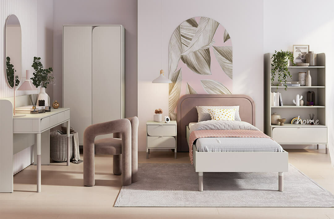 Gardróbszekrény HARMONY HR-01 - szafa dzielona 2d - kaszmir/truflowy