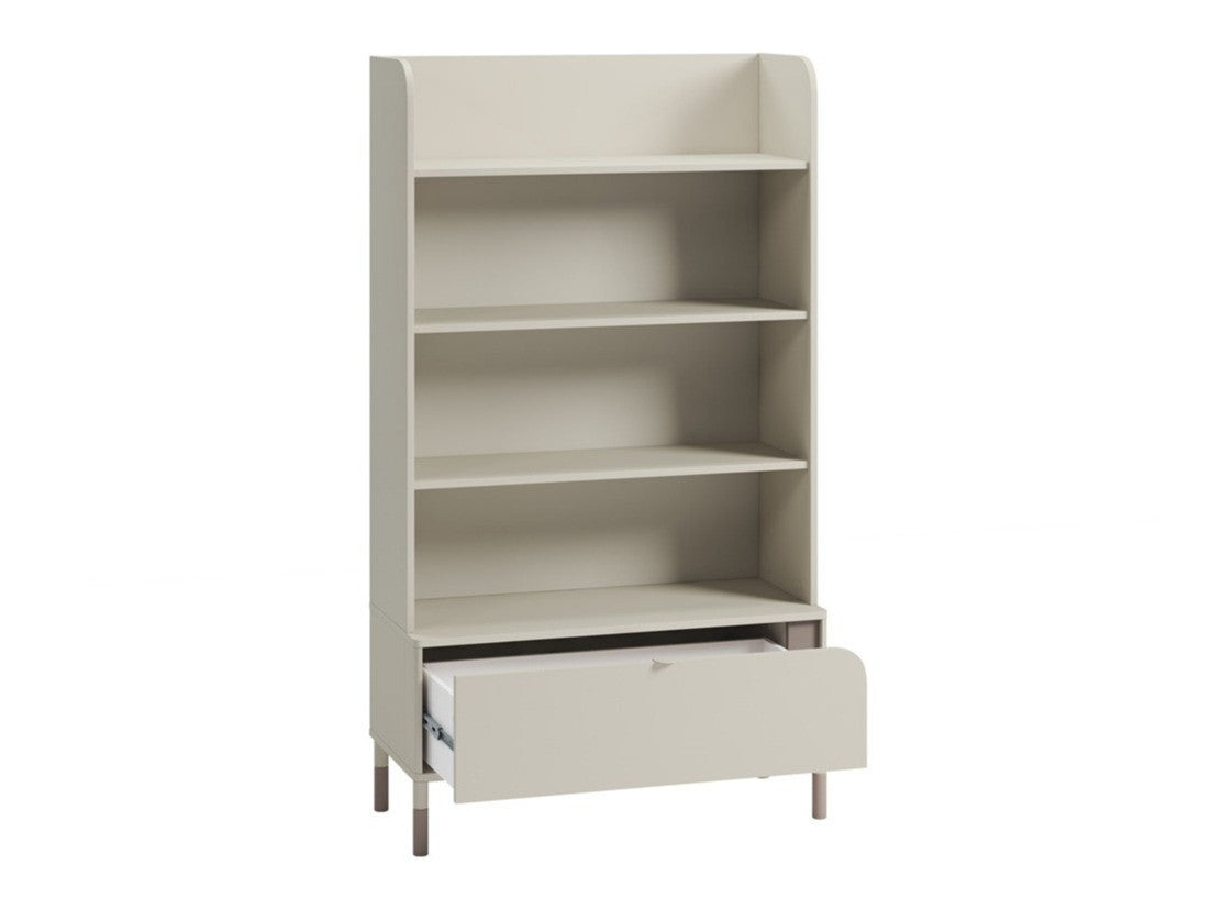 Könyvespolc HARMONY HR-02 - regał 1s - kaszmir/truflowy