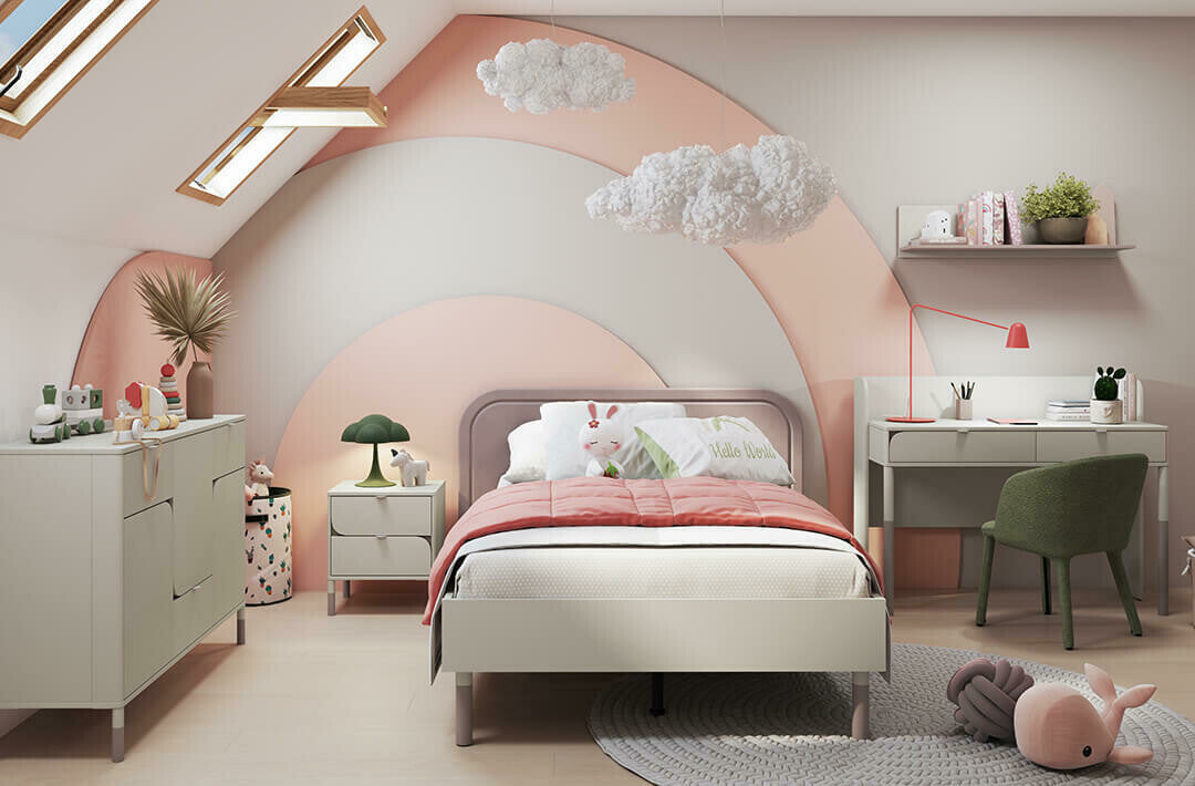 Íróasztal HARMONY HR-03 - biurko 2s - kaszmir/truflowy