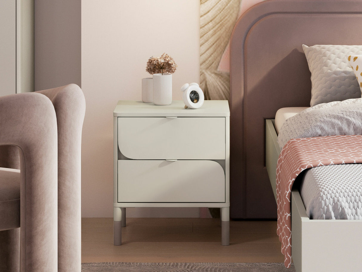 Éjjeliszekrény HARMONY HR-07 - stolik nemscny 2s - kaszmir/truflowy