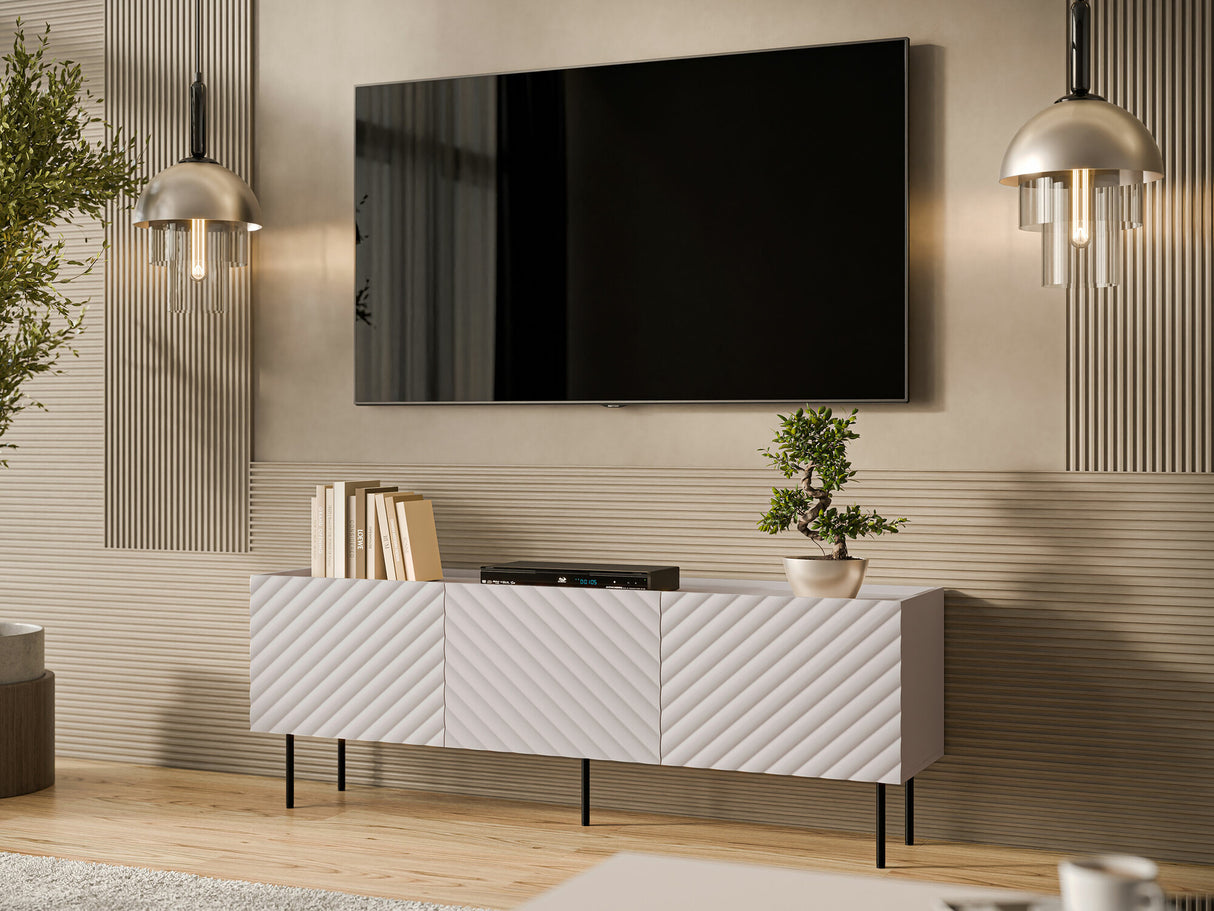 TV-állvány Szafka RTV LUCCA 165 3D, Szín: Kasmír