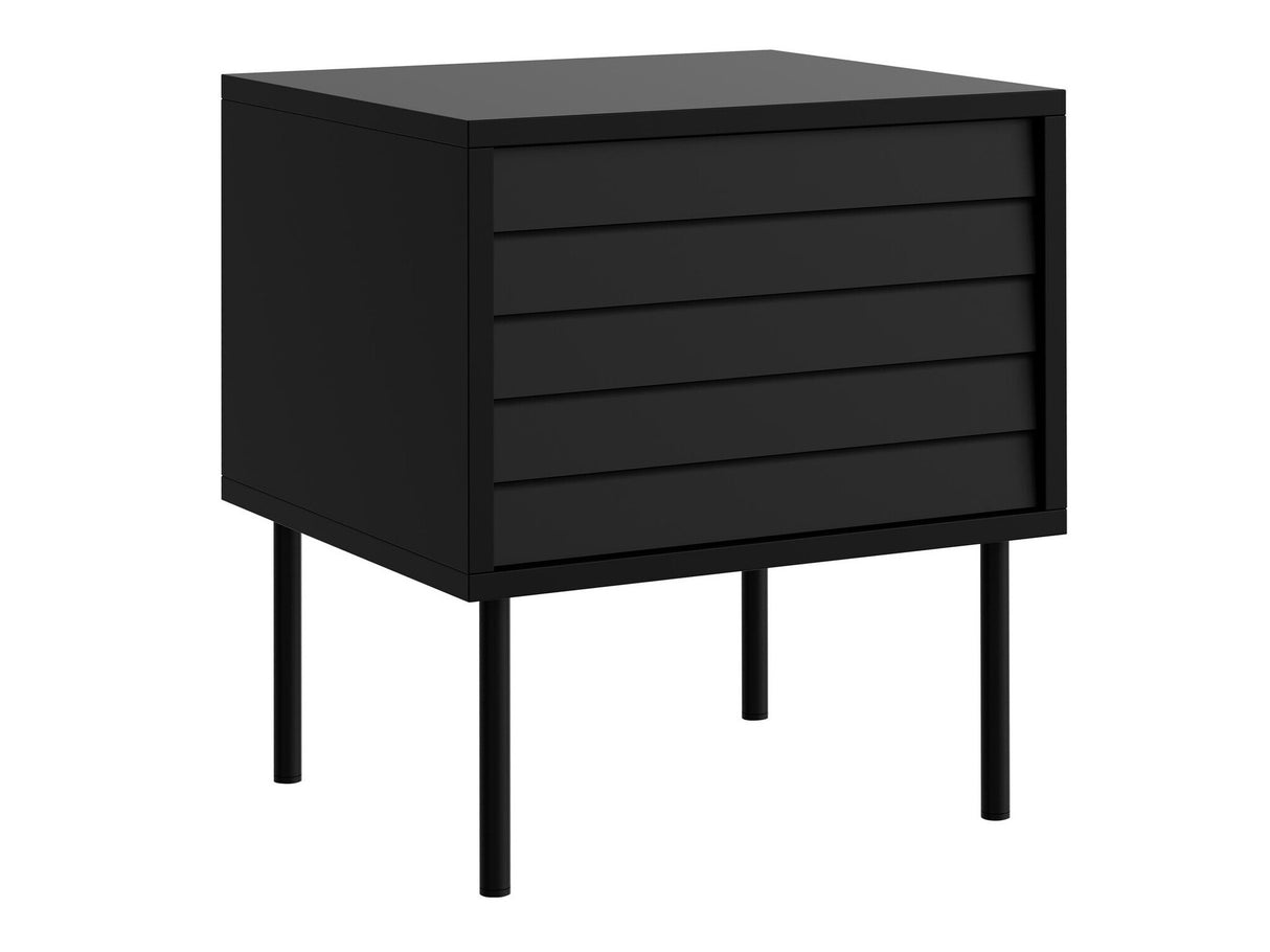 Éjjeliszekrény szett Stolik nemcny CORTINA 2szt., Szín: Fekete