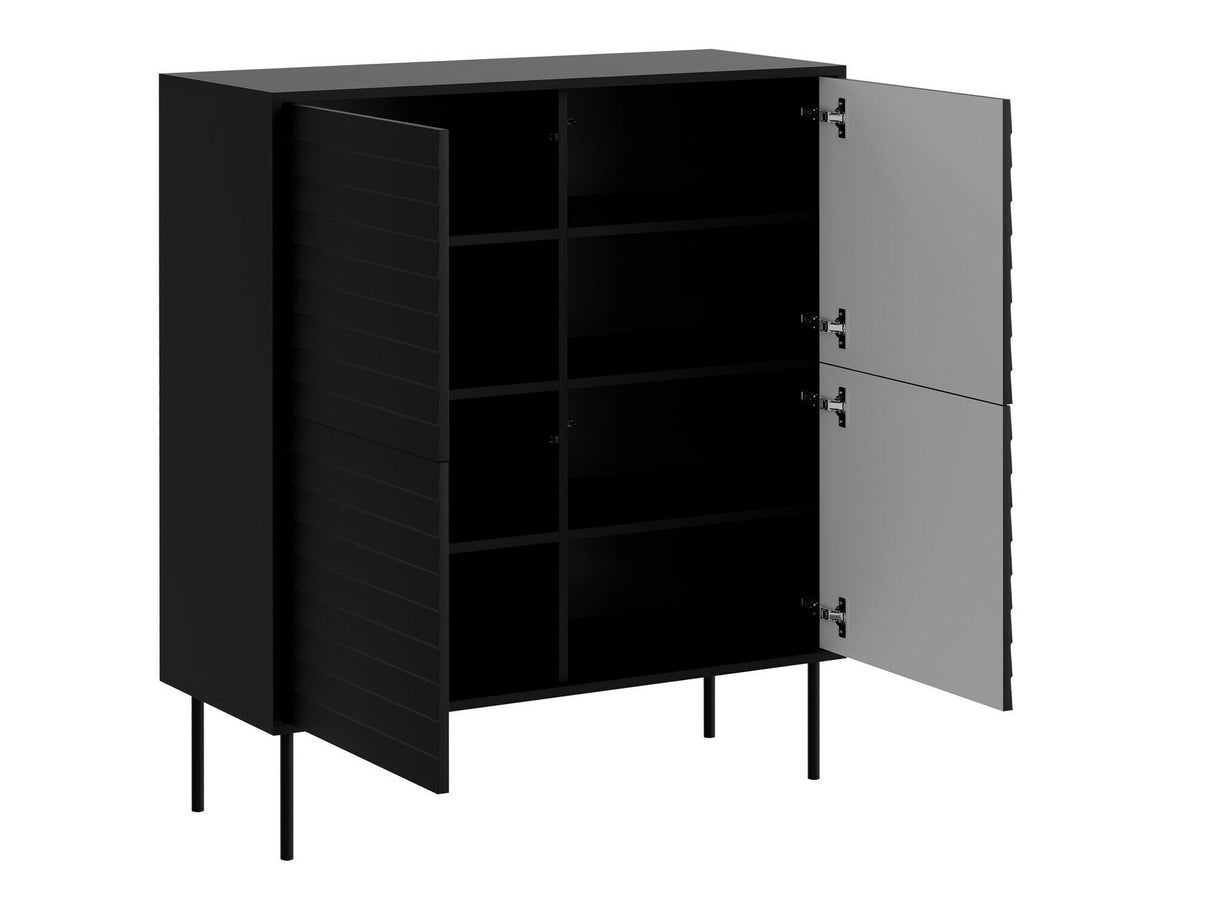 Nappali szett Meble CORTINA I, Szín: Dió + Fekete