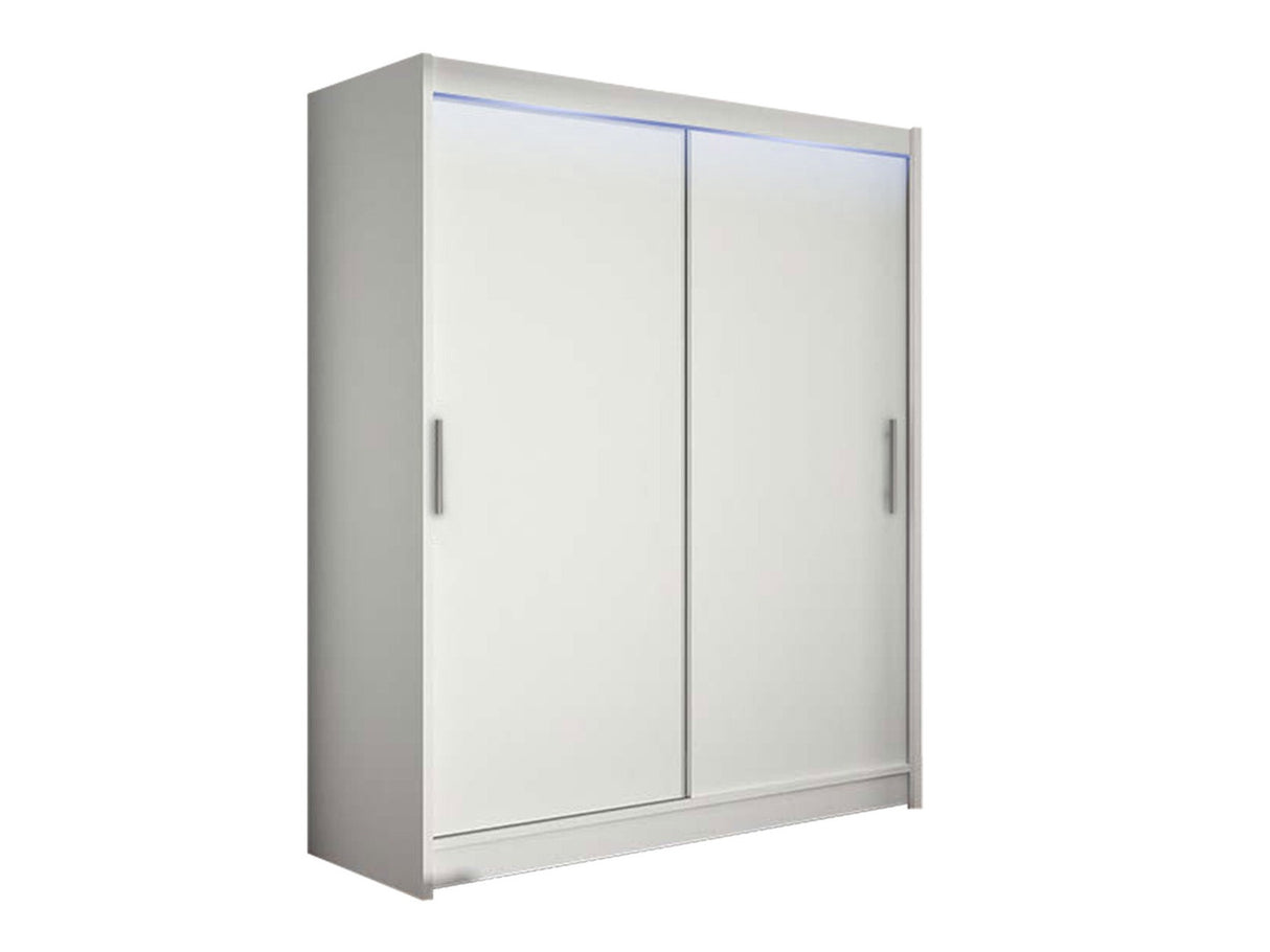 Gardróbszekrény Westa I (Presto), Szín: Fehér, Led világítás: Nem