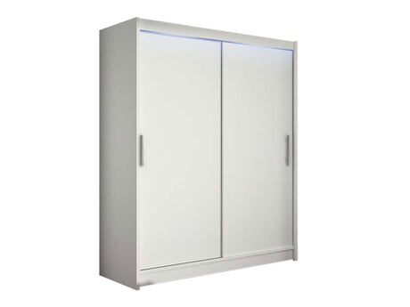 Gardróbszekrény Westa I (Presto), Szín: Fehér, Led világítás: Nem