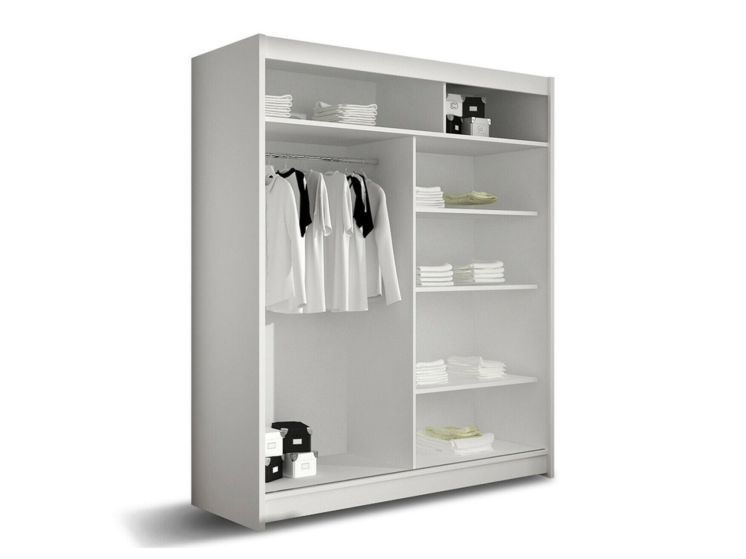 Gardróbszekrény Westa I (Presto), Szín: Sonoma tölgy, Led világítás: Nem