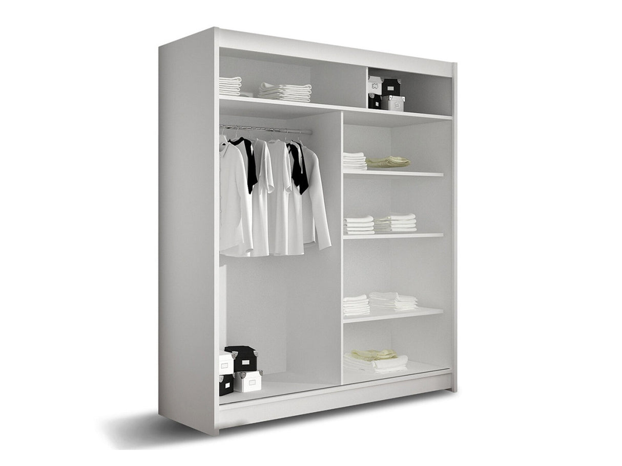 Gardróbszekrény Westa I (Presto), Szín: Sonoma tölgy, Led világítás: Igen