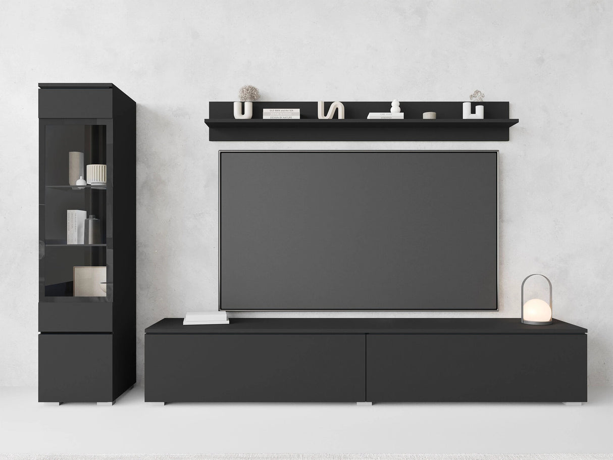 Nappali szett Vera I (Sawoti I), Szín: Grafit, Led világítás: Nem