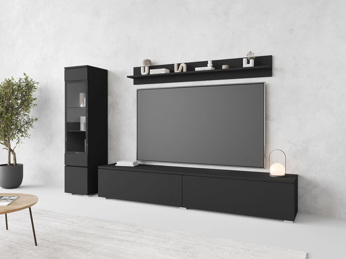 Nappali szett Vera I (Sawoti I), Szín: Grafit, Led világítás: Igen