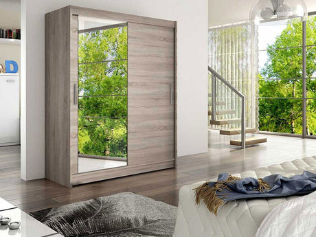 Gardróbszekrény Westa VI (Presto), Szín: Triufel tölgy, Led világítás: Nem