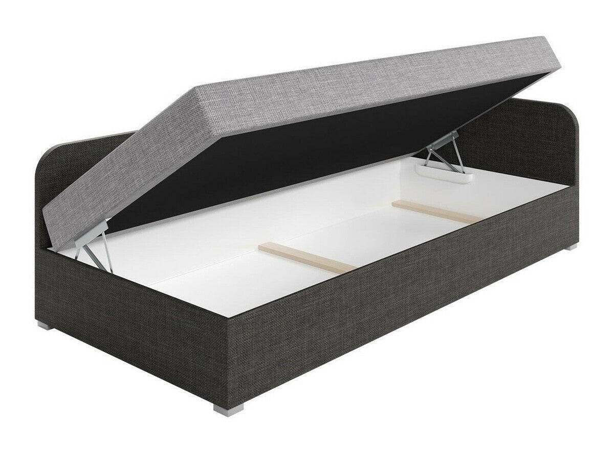 Ágy UNO (Draban), Szín: Lux 23 + Lux 06, Ágyneműtartó: Jobbra