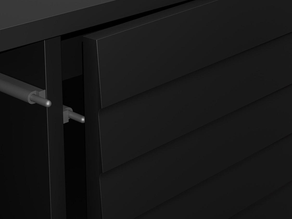 Nappali szett Meble CORTINA I, Szín: Dió + Fekete