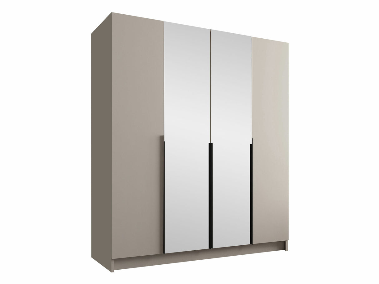 Gardróbszekrény Szafa SANTI II, Szín: Kasmír + Fekete