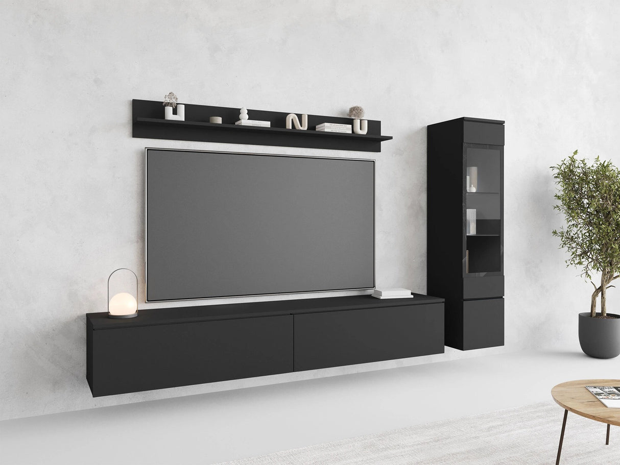 Nappali szett Vera I (Sawoti I), Szín: Grafit, Led világítás: Nem