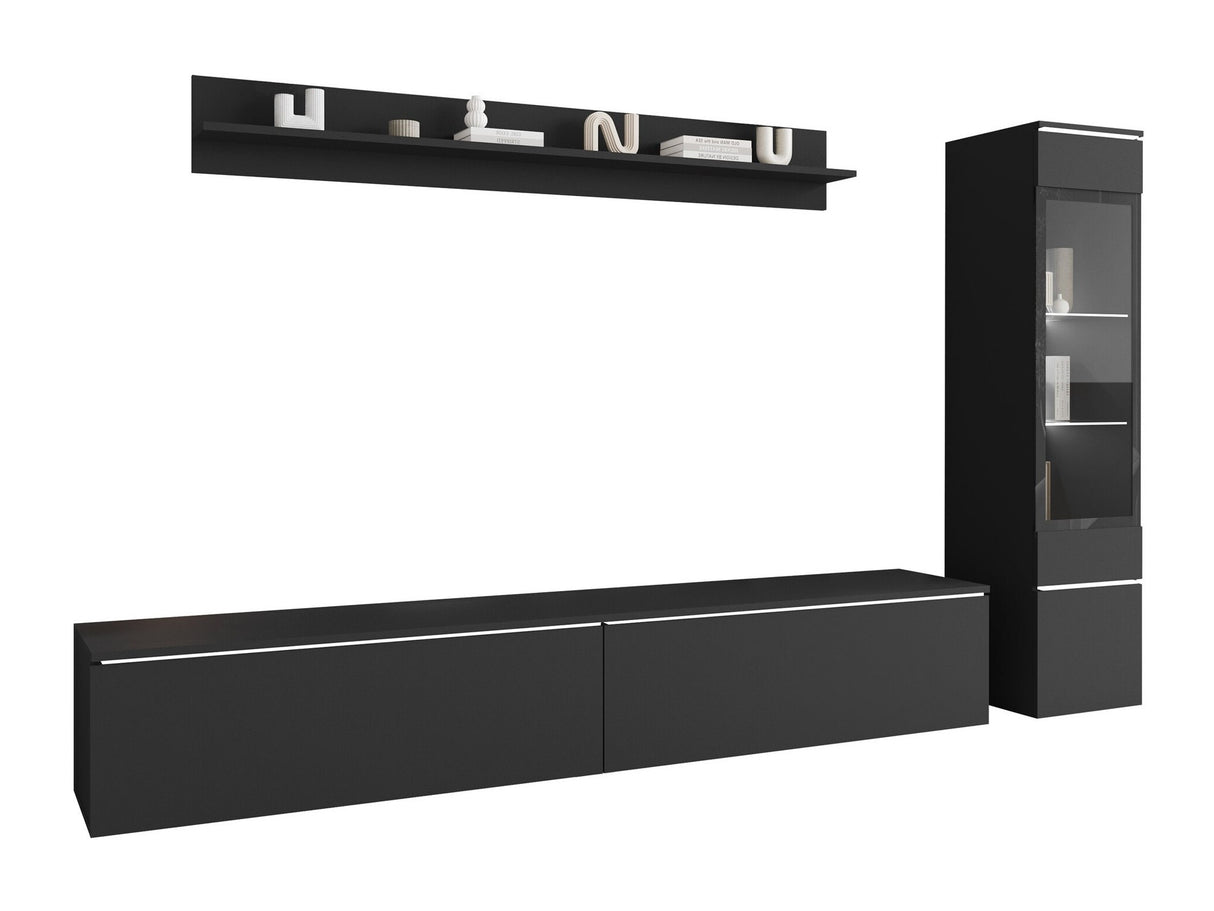 Nappali szett Vera I (Sawoti I), Szín: Grafit, Led világítás: Igen