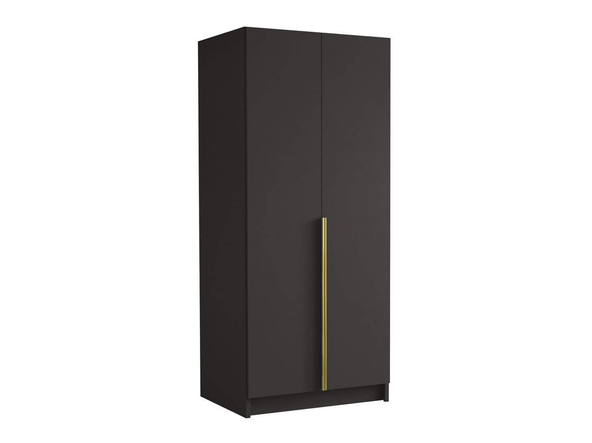 Gardróbszekrény Szafa BONO I, Szín: Fekete + Aranysárga