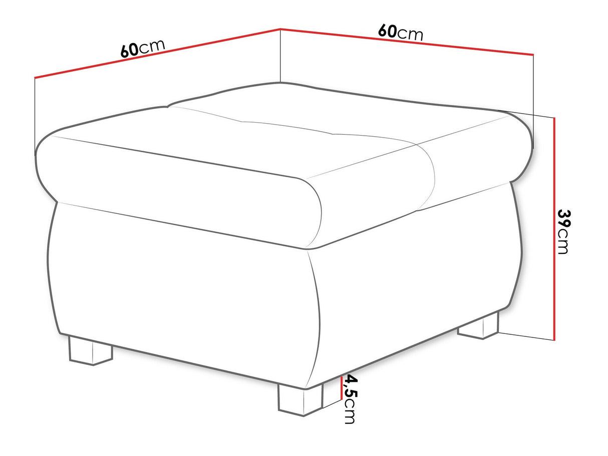 Puff Orkan M (Herkules), Szín: Baloo 2073