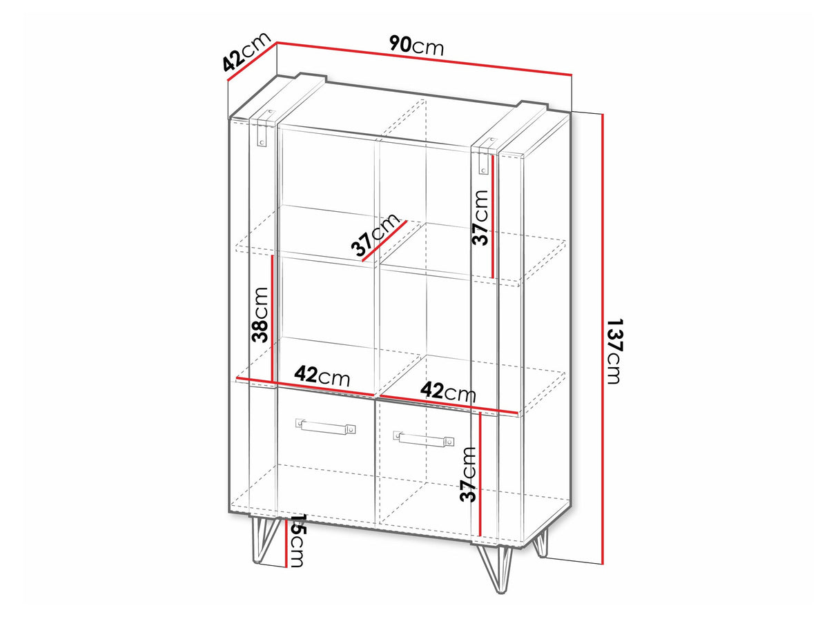 Könyvespolc Lofter 04