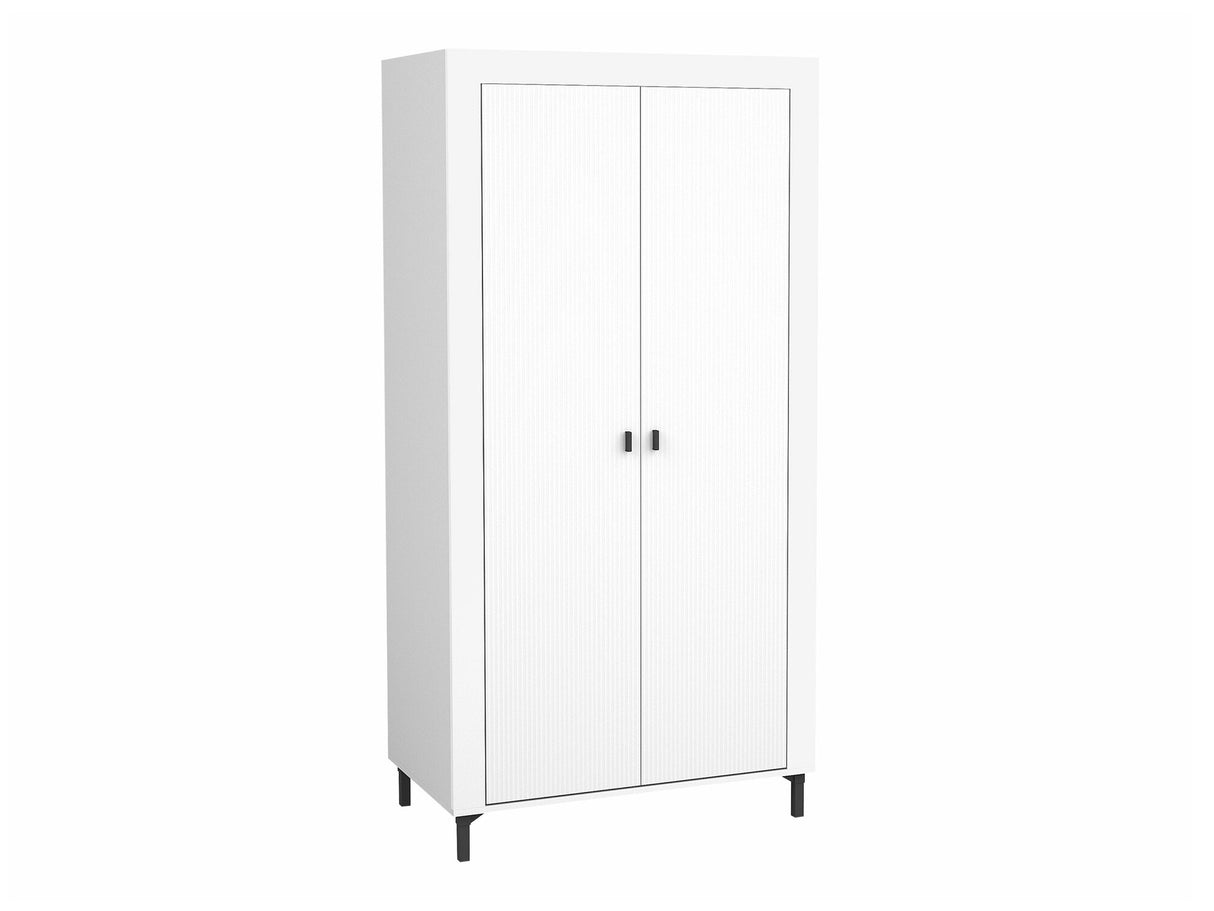 Gardróbszekrény MOSSA MO1, Szín: Matt fehér