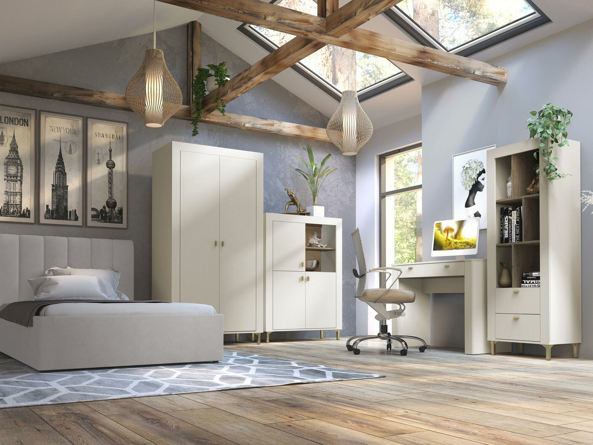 Gardróbszekrény MOSSA MO1, Szín: Kasmír